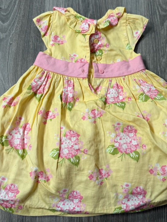 Gymboree Girls Lot of 3 dresses 6-12 mos Sleeveless/Cap Sleeve Spring - Picture 4 of 10